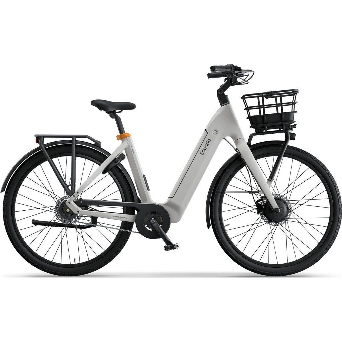 Elcykel Ecoride Ambassador 4 Framhjulsmotor Skivbroms White