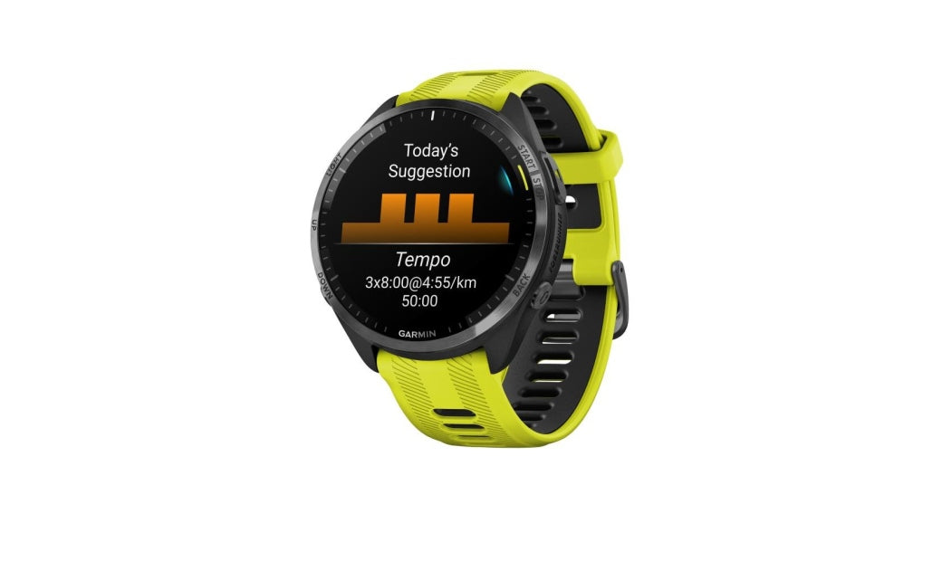 Träningsklocka Garmin Forerunner 965 gul