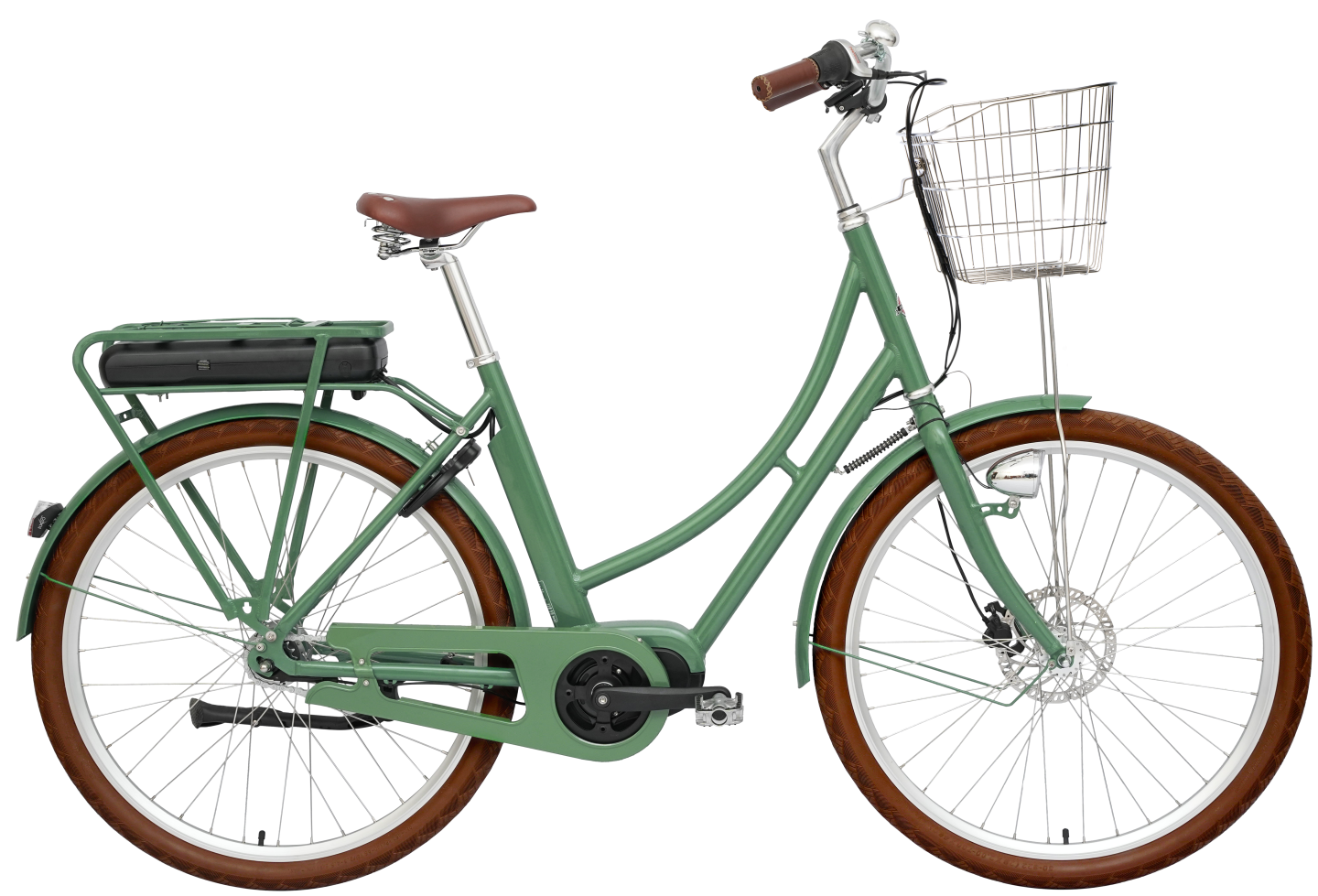 Stålhästen Prima Mitt Elcykel 7 vxl grön