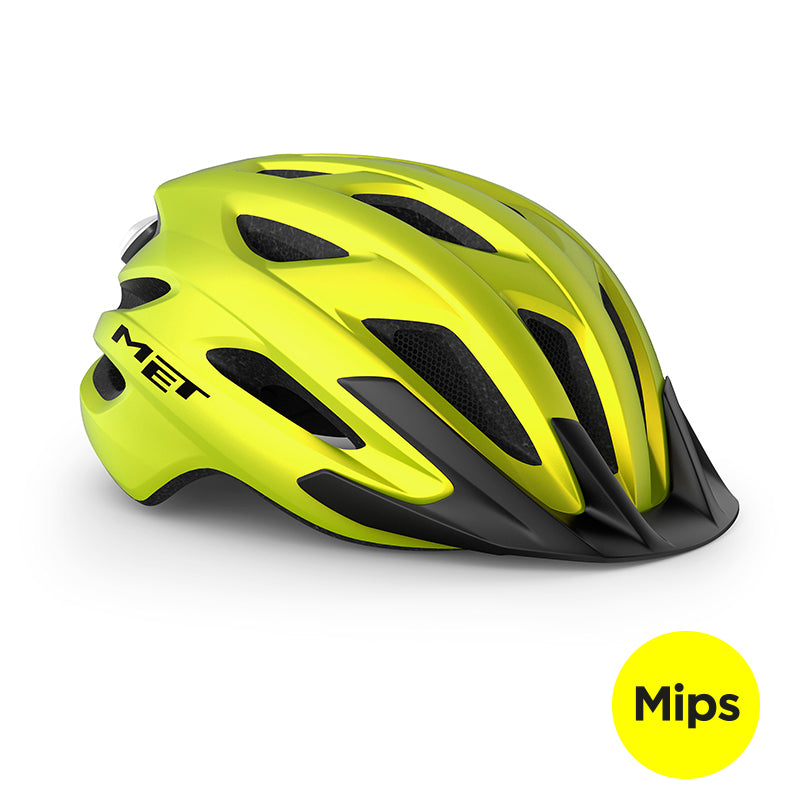 Cykelhjälm MET Crossover MIPS Grön/Yellow Unisize
