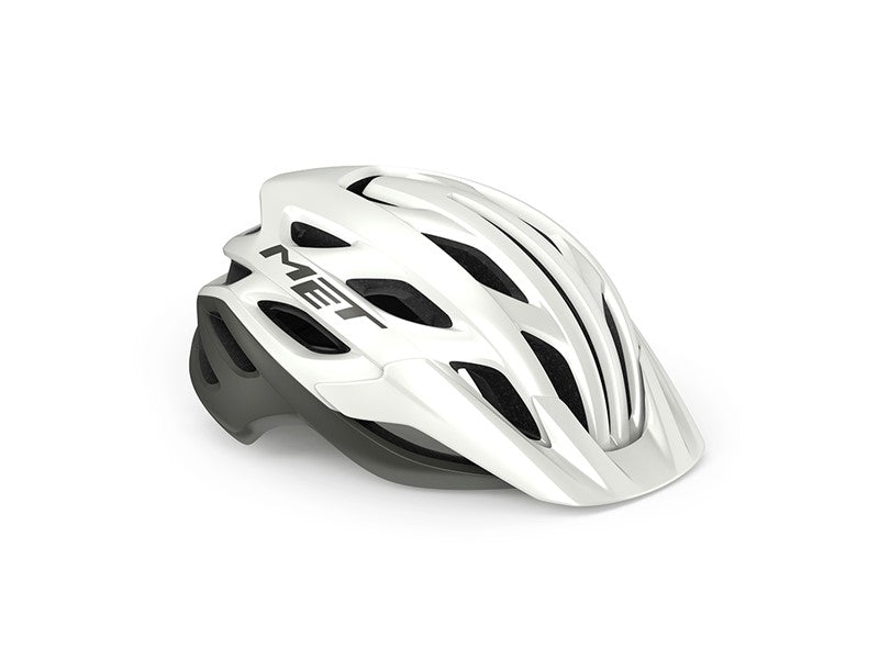 Cykelhjälm MET Veleno vit/grå