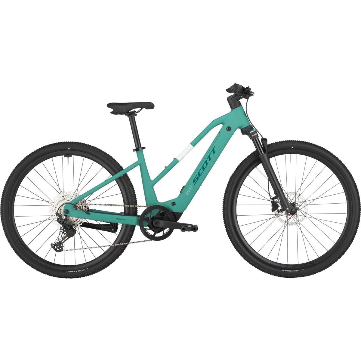 Elcykel Hybrid Scott Passage 20 Slope Aventurine Green