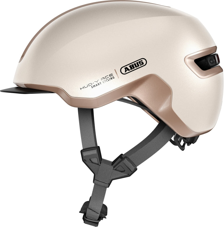 Cykelhjälm Abus Hud-Y champagne gold