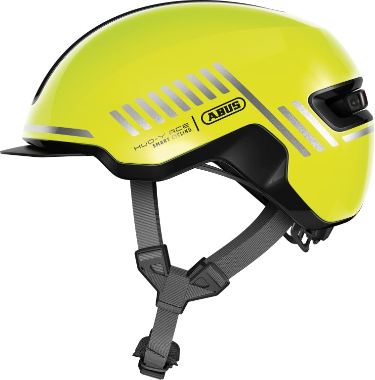 Cykelhjälm Abus Hud-Y signal yellow
