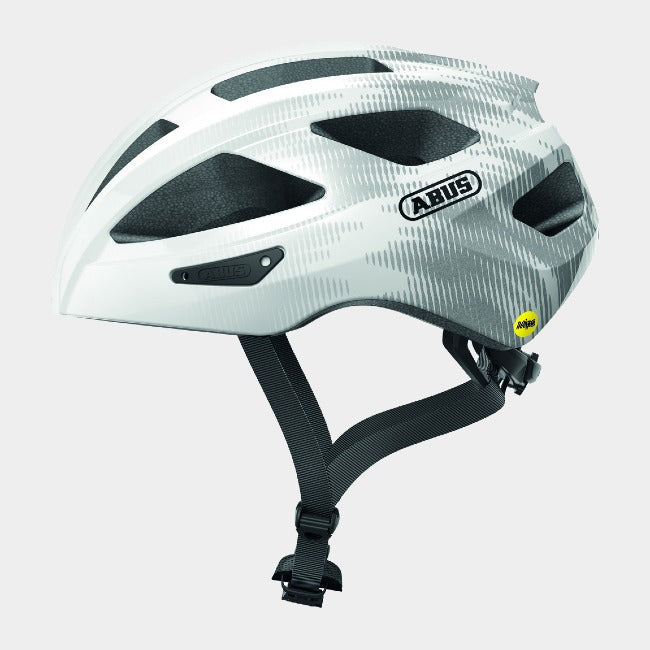Cykelhjälm ABUS Macator MIPS Polar vit