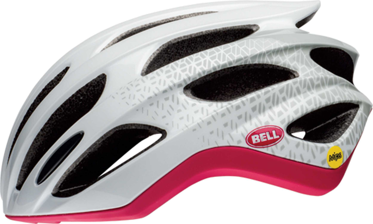 Cykelhjälm Bell Nala MIPS vit/rosa