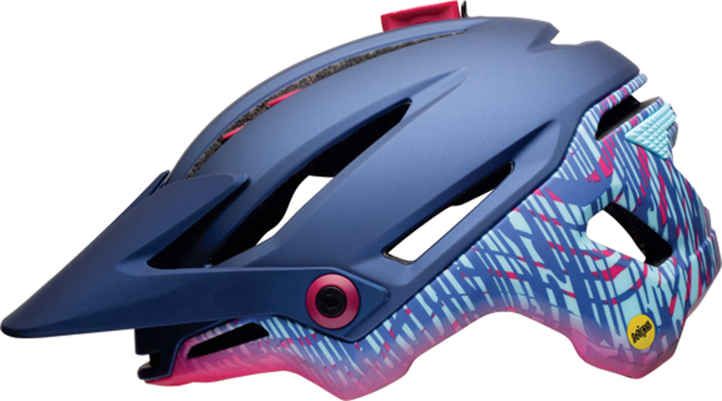 Cykelhjälm Bell Sixer MIPS matt blå/rosa