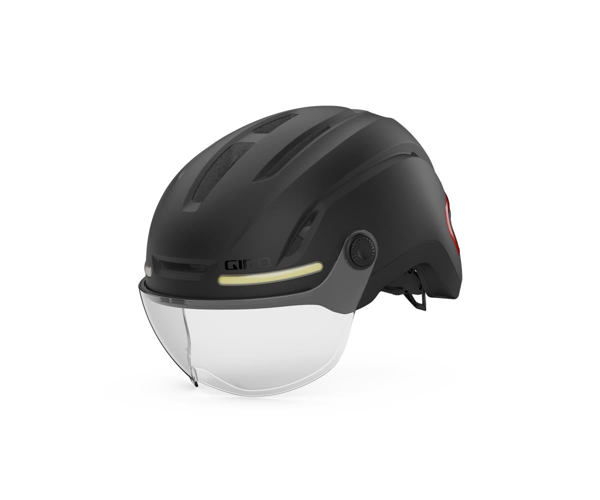 Cykelhjälm Giro Ethos LED Mips Shield Svart