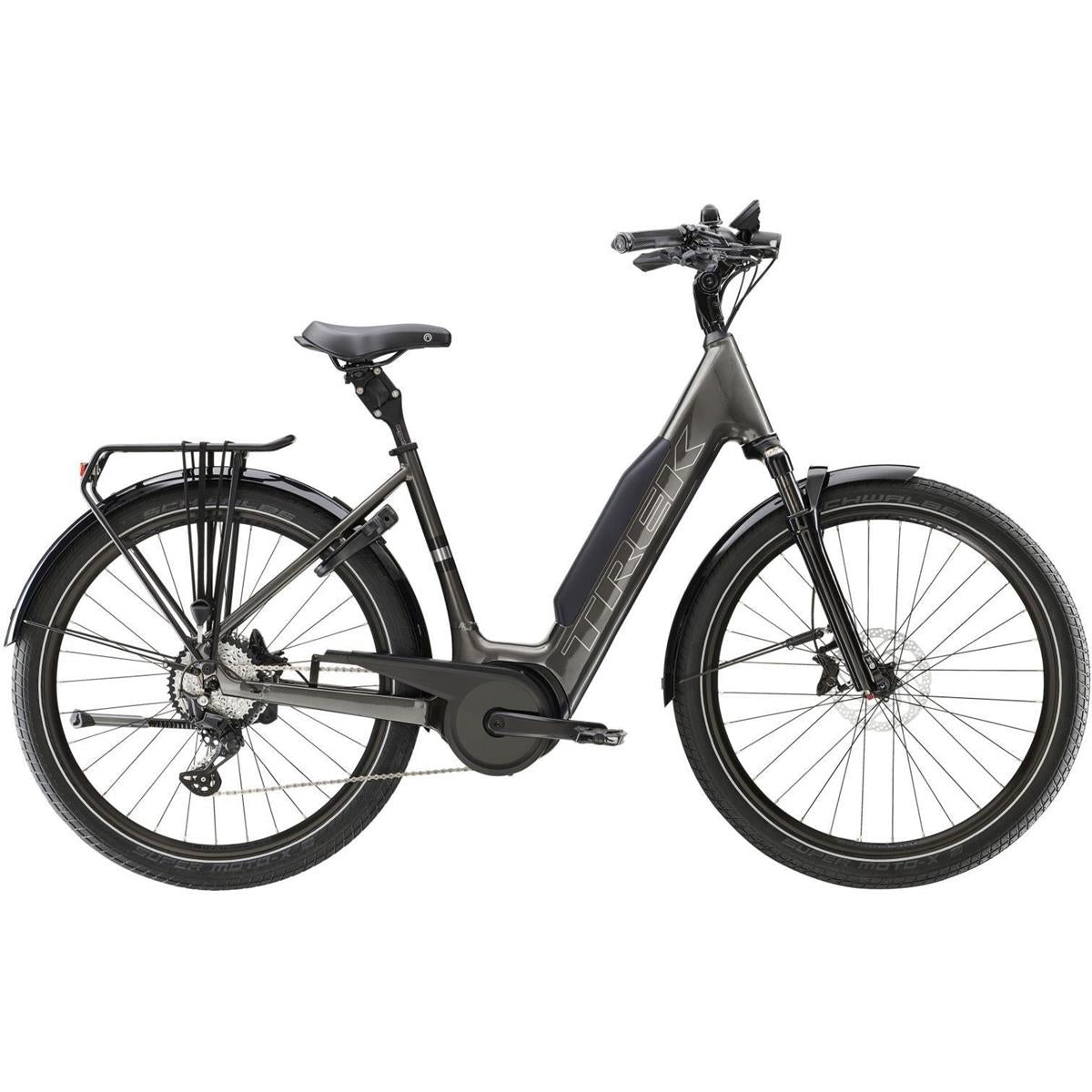 Elcykel Trek Dam Verve+ 5 Lowstep 800wh mercury