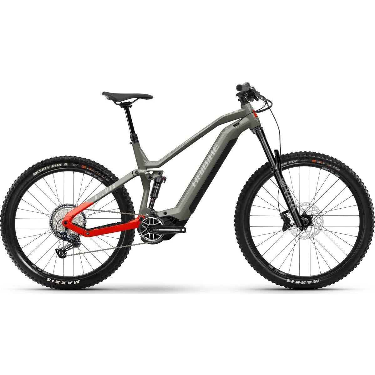 El MTB Haibike AllMtn 4 Grå/Röd