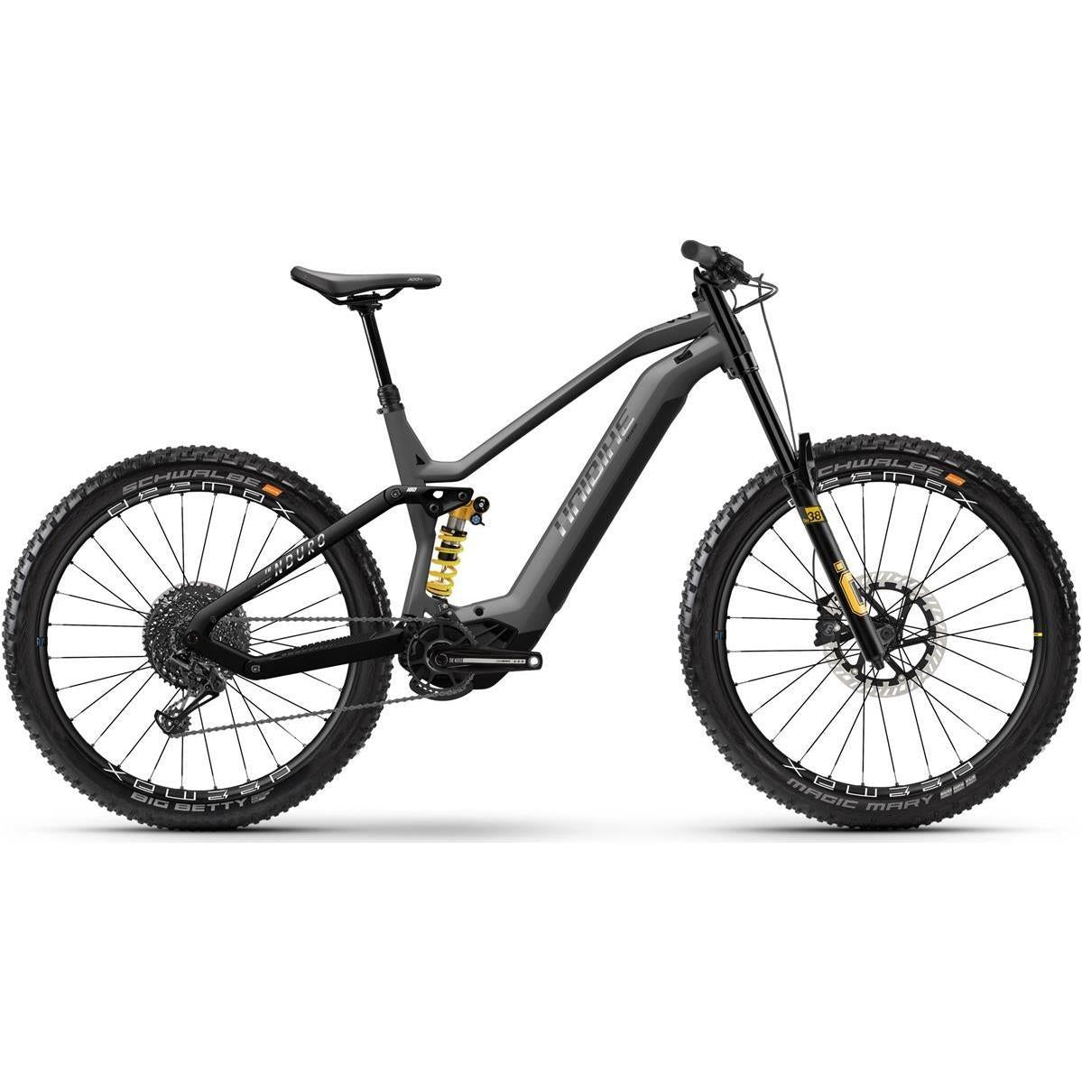 El MTB Haibike Nduro 8 Freeride Grå/Svart