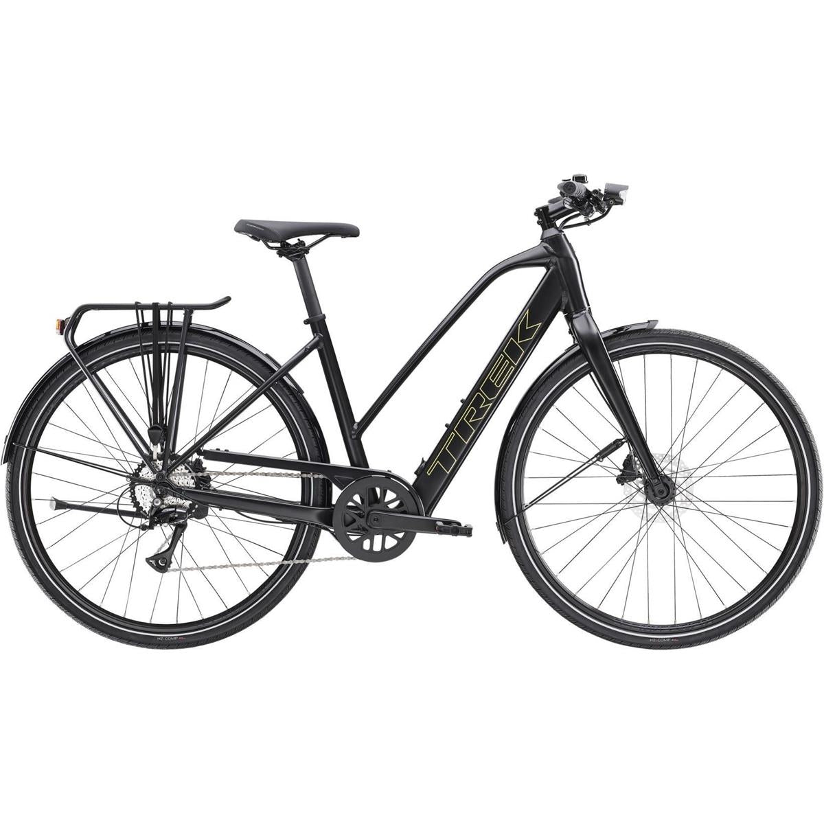 Elcykel Trek Dam FX+ 2 Stagger LT satin trek black