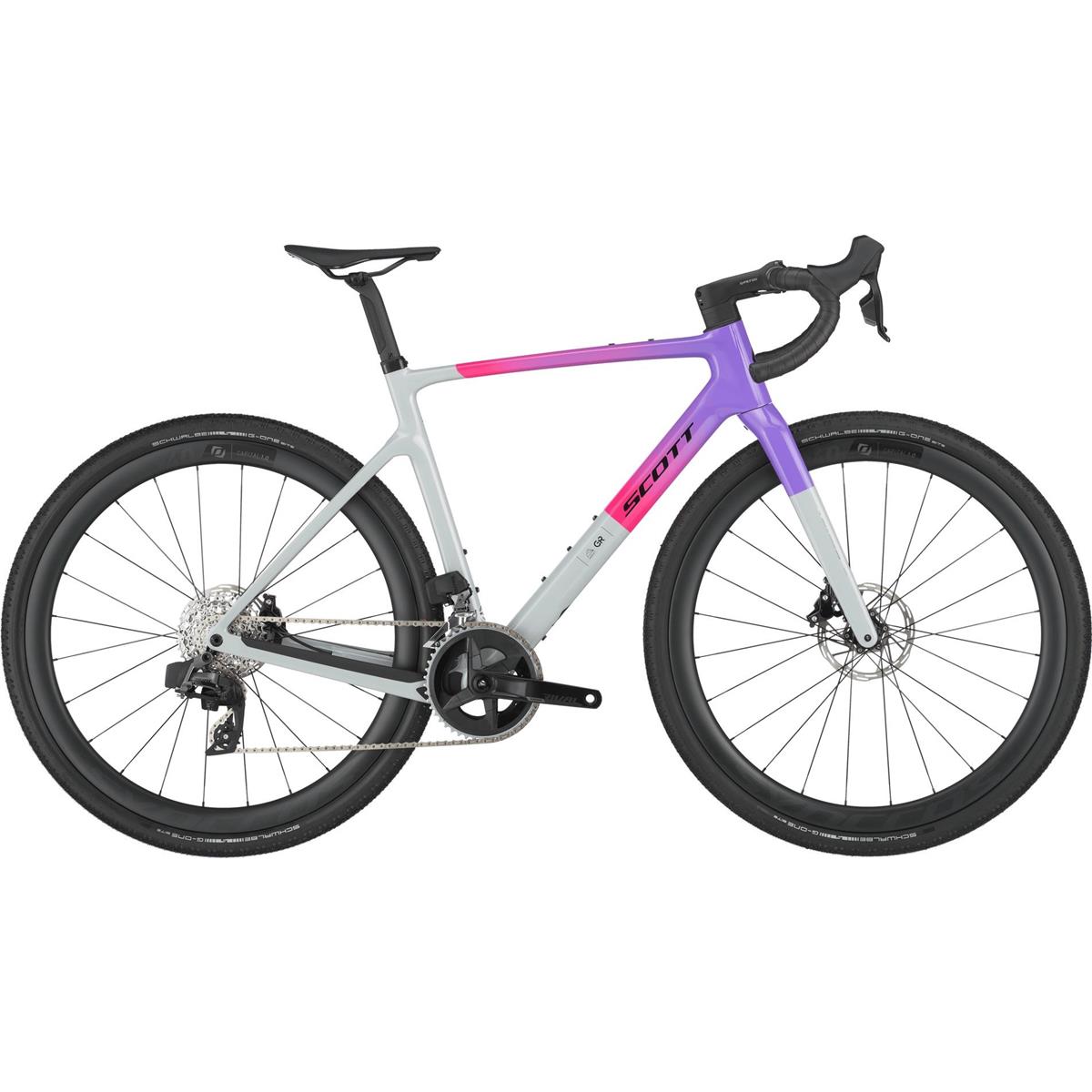 Gravelcykel Scott Addict Gravel 20 Narwal Grey/Fade Purple