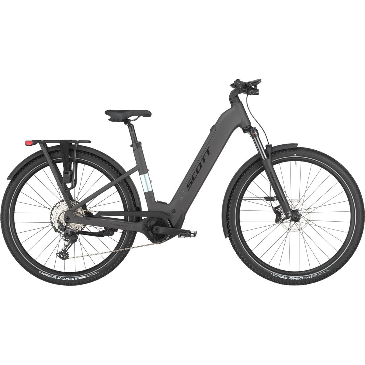 Elcykel Hybrid Scott Axis 20 Wave Midnight Grey