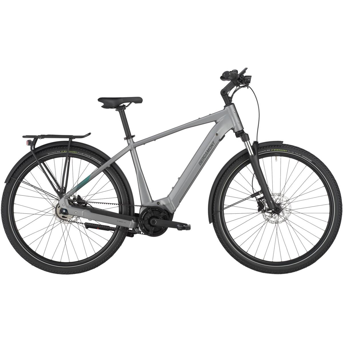 Elcykel Bergamont E-Horizon Tour 35 Belt Titanium Silver