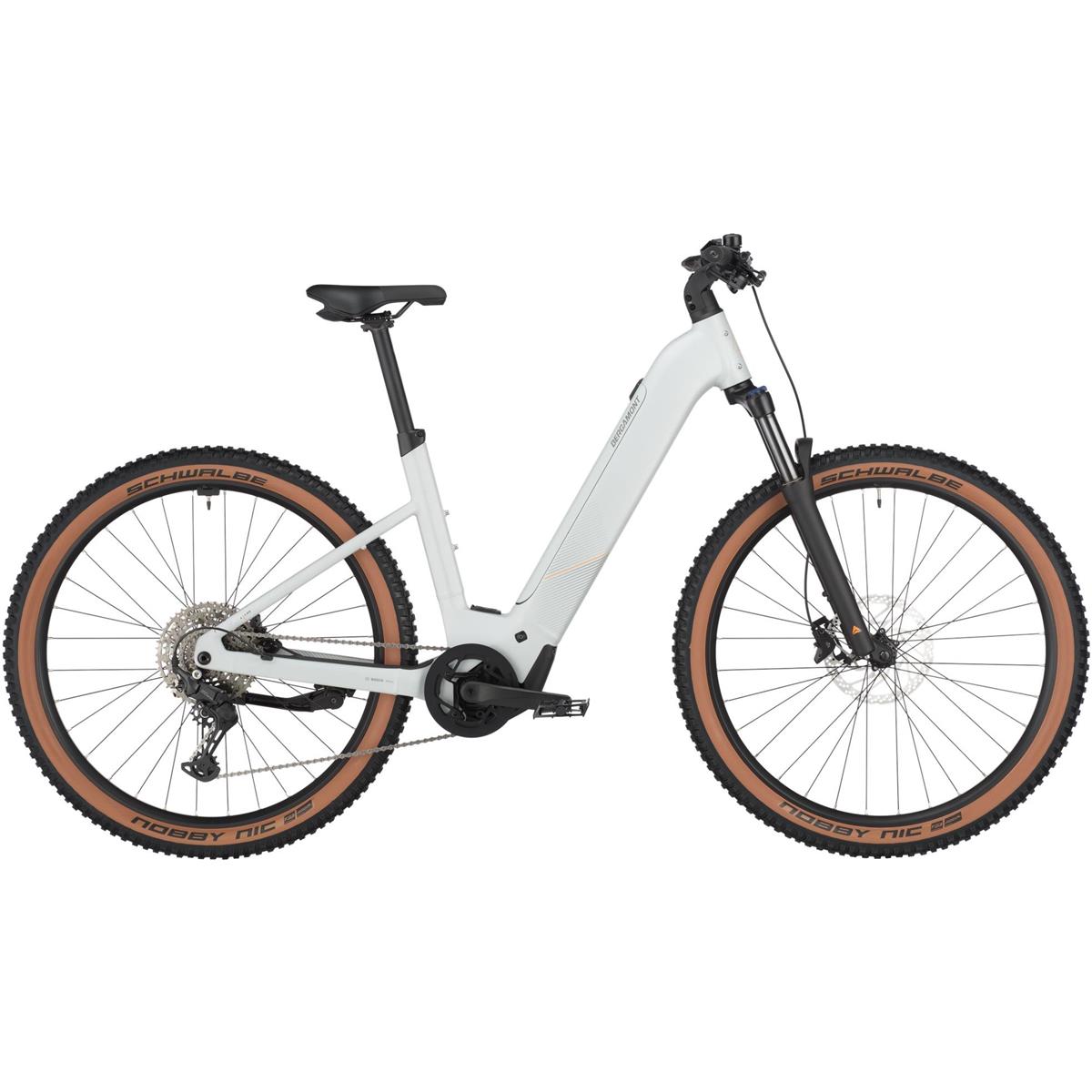 El MTB Bergamont E-Revox Sport 20 Wave Argento White