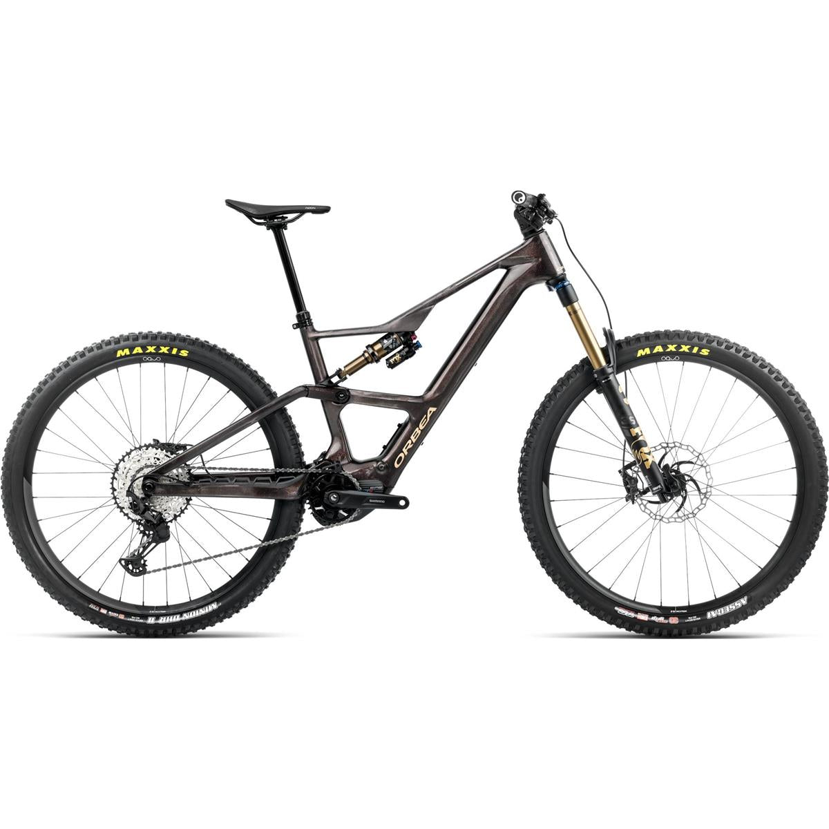 EL-MTB Orbea Rise LT M10 630W Cosmic Carbon View Golden Sand Gloss