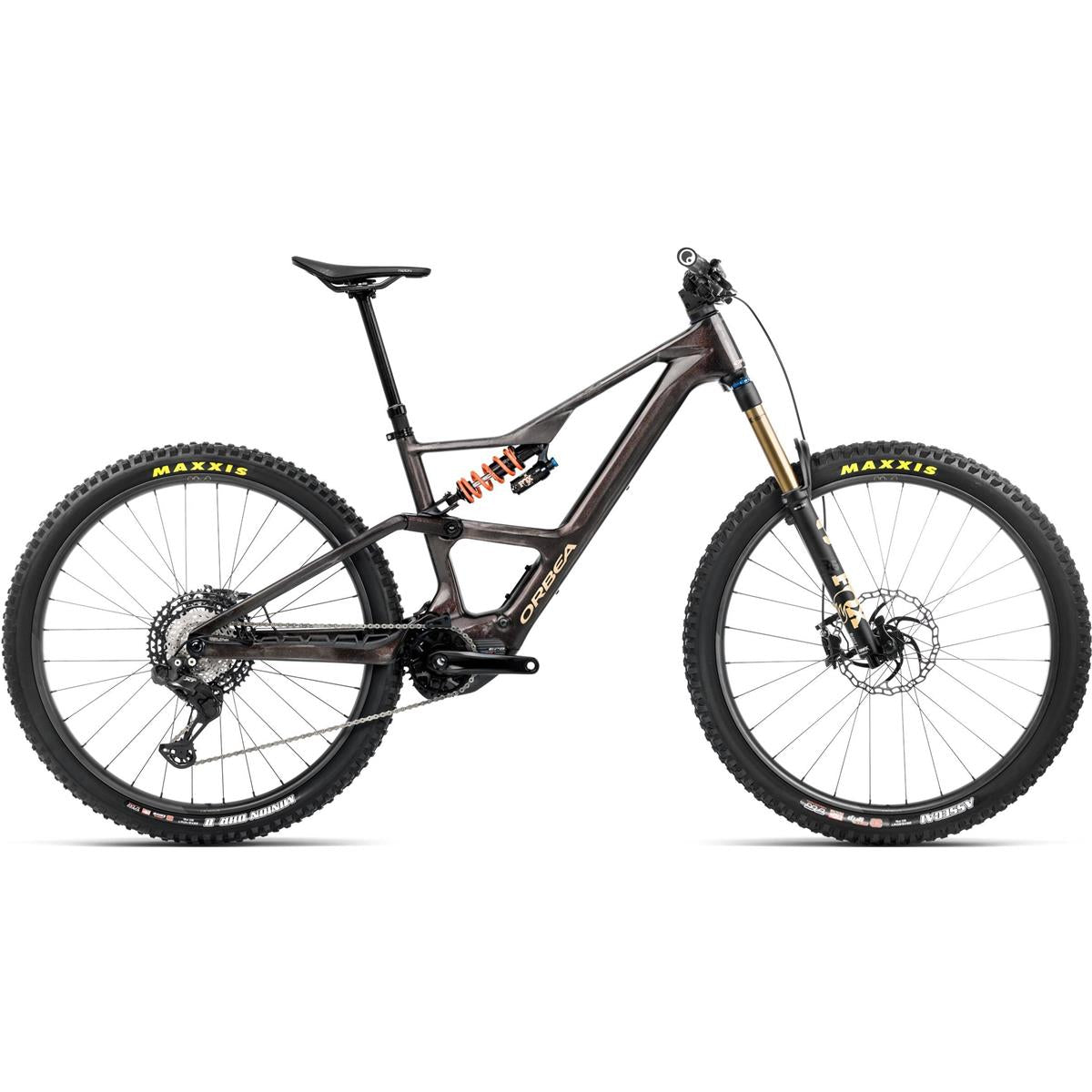 EL-MTB Orbea Rise LT M-Team 630W Cosmic Carbon View Golden Sand Gloss