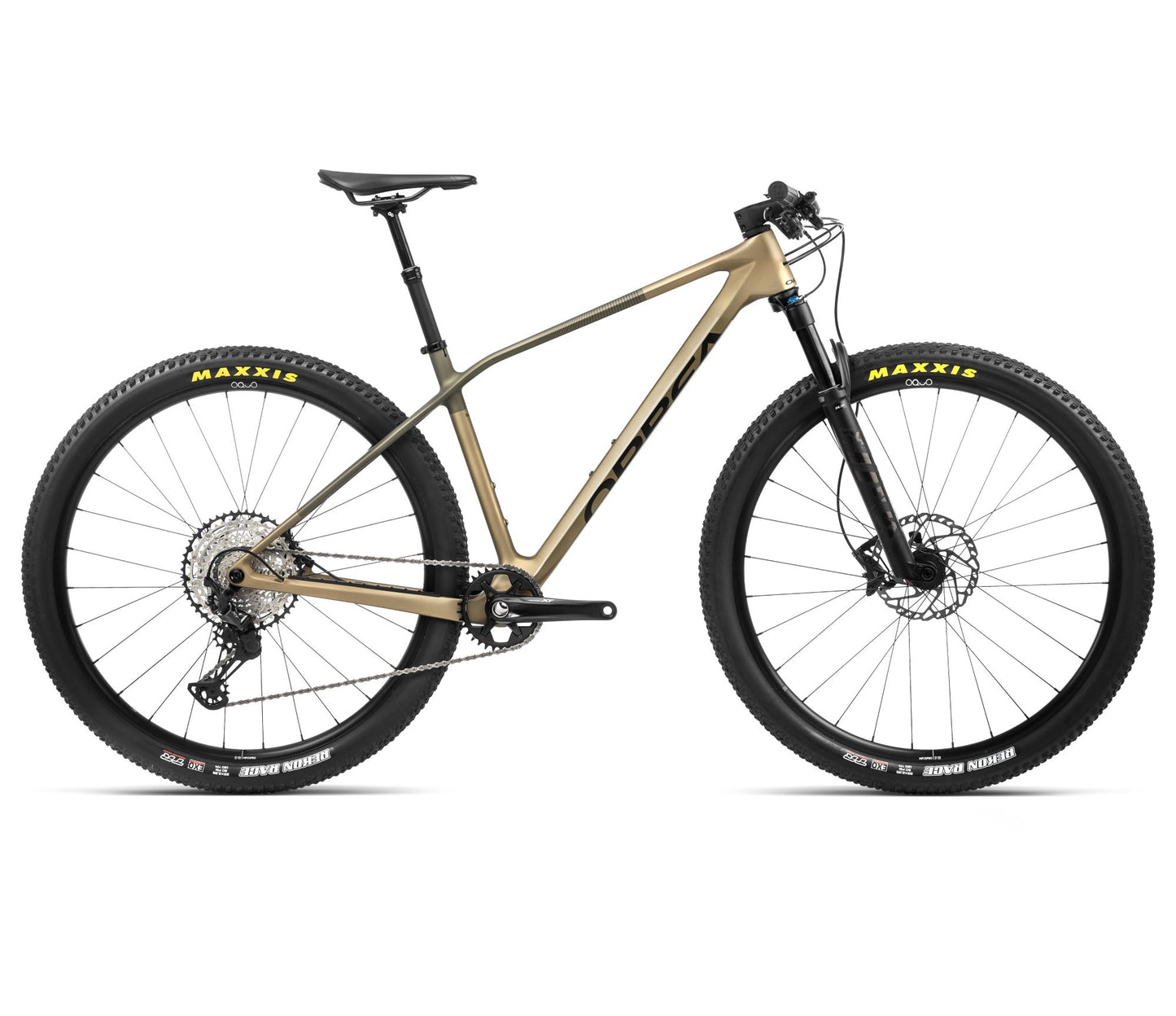 Hardtail MTB Orbea ALMA M20 Baobab Brown-Green Gold Matt