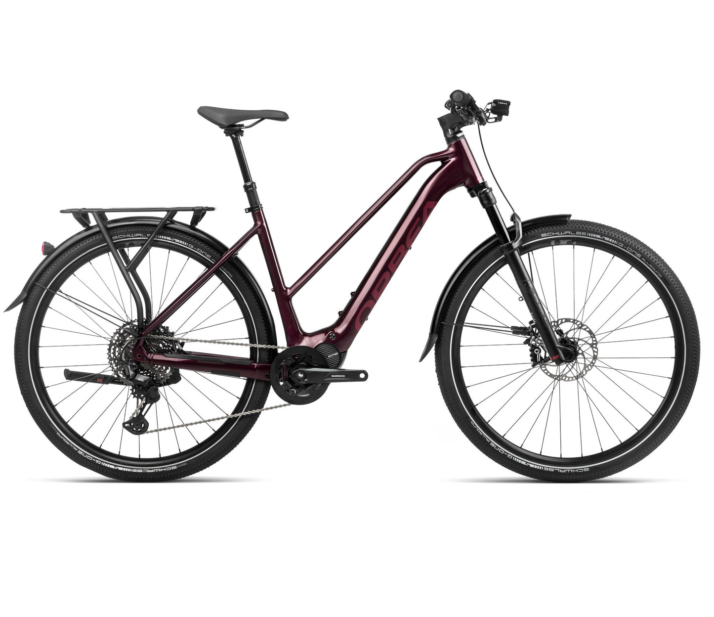 EL-Hybrid Orbea Kemen Mid 10 Dark Red Gloss -Matt