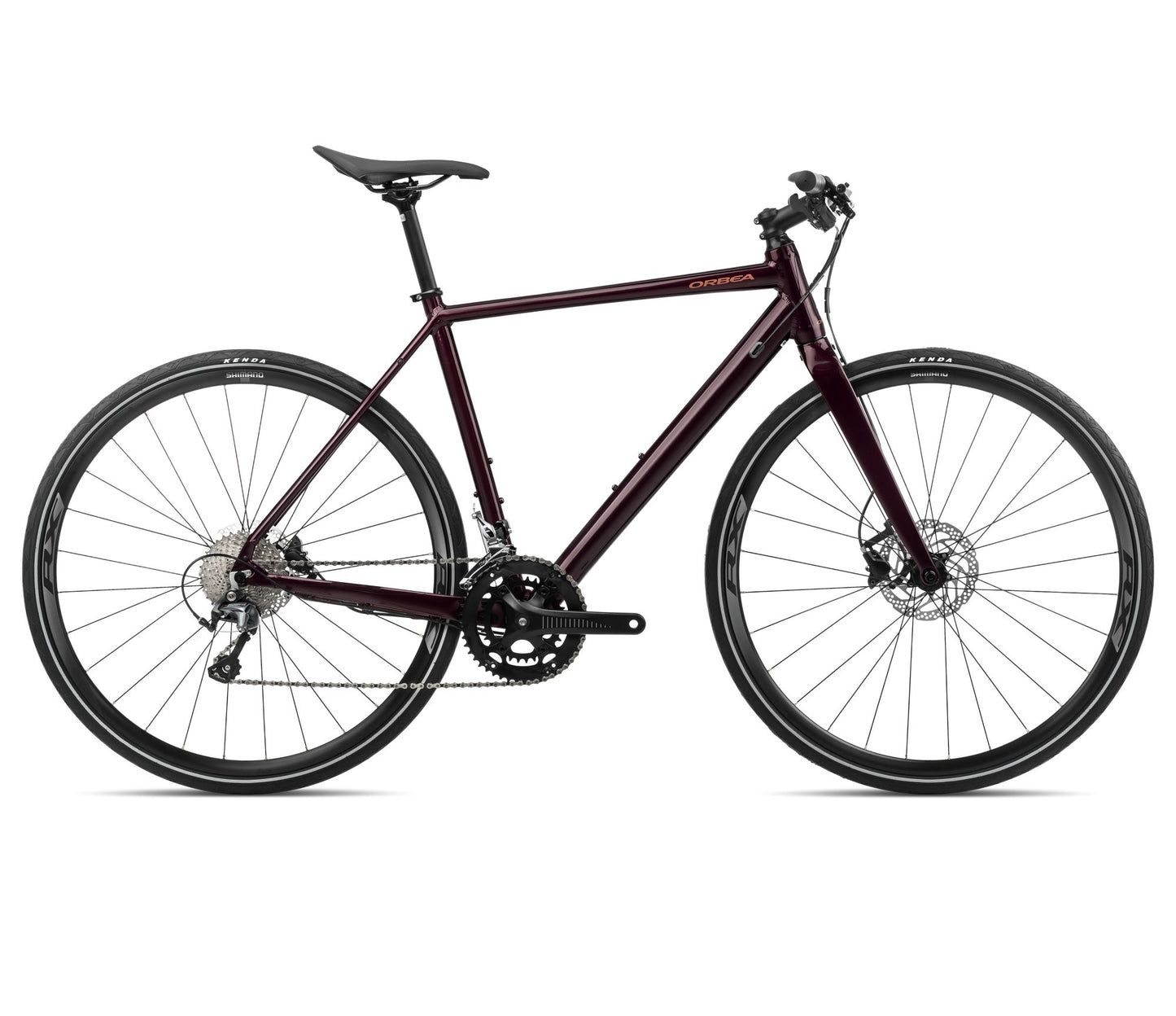 Cityhybrid Orbea Vector 10 Metallic Burgundy Red Gloss