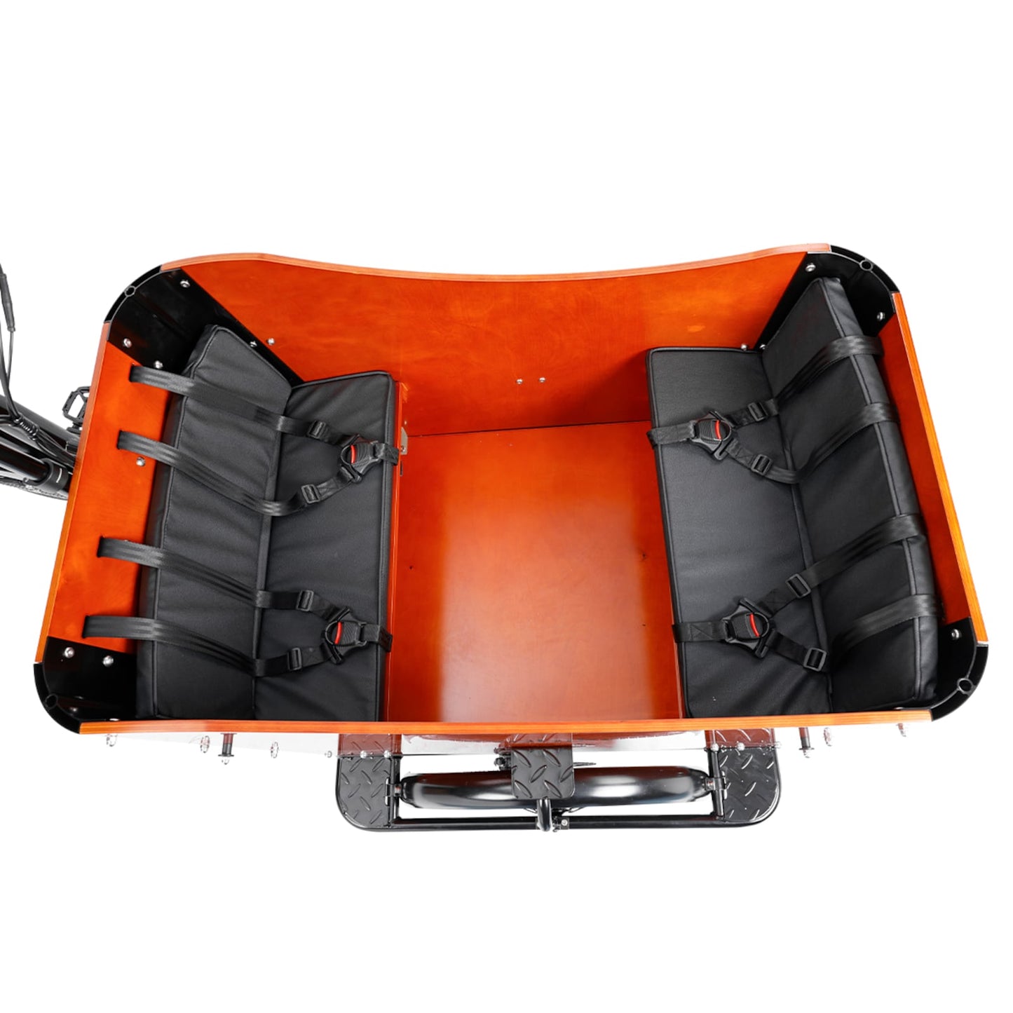 Lådcykel EvoBike Cargo Pro 624 Wh Brun