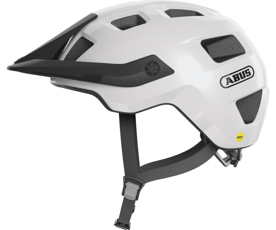 Cykelhjälm Abus Motrip Mips Vit