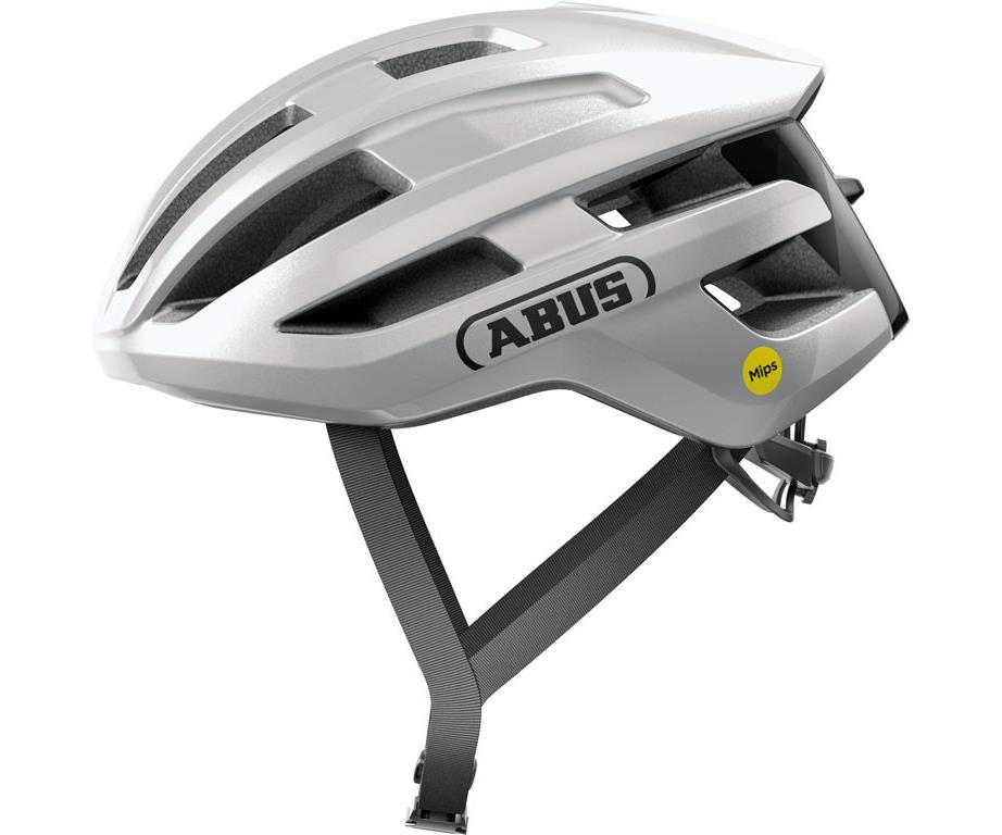 Cykelhjälm Abus Powerdome Mips Silver