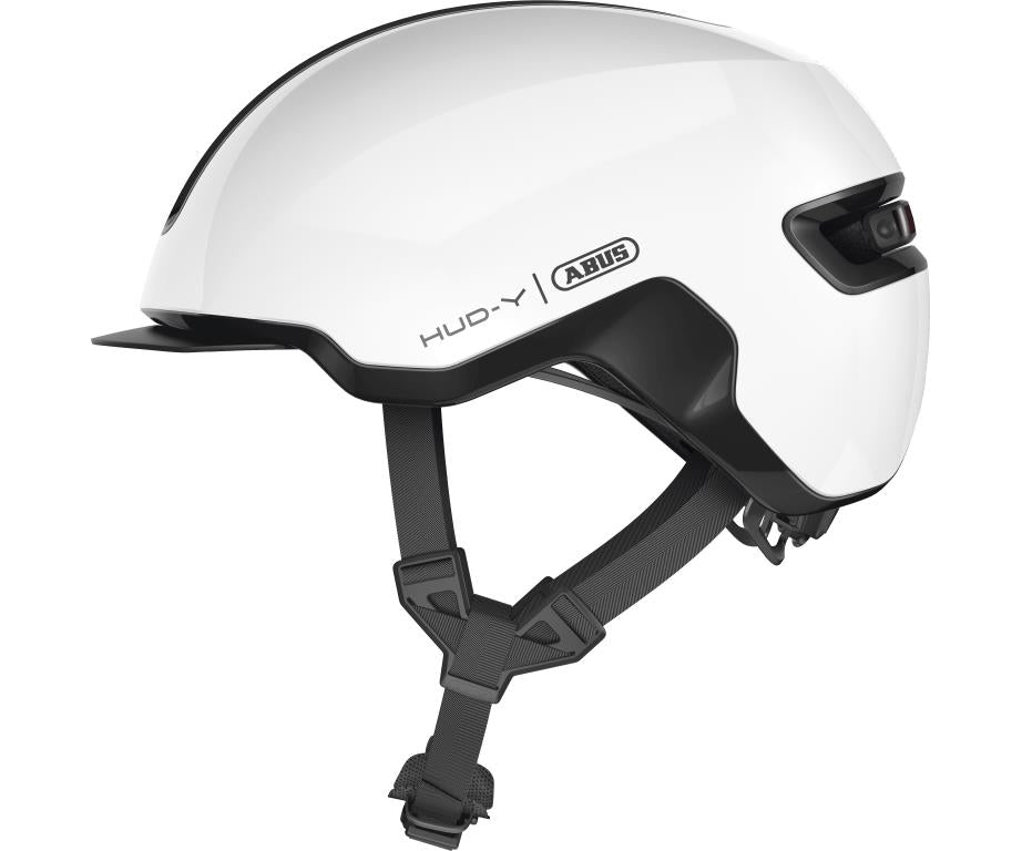 Cykelhjälm Abus Hud-Y Vit/Svart