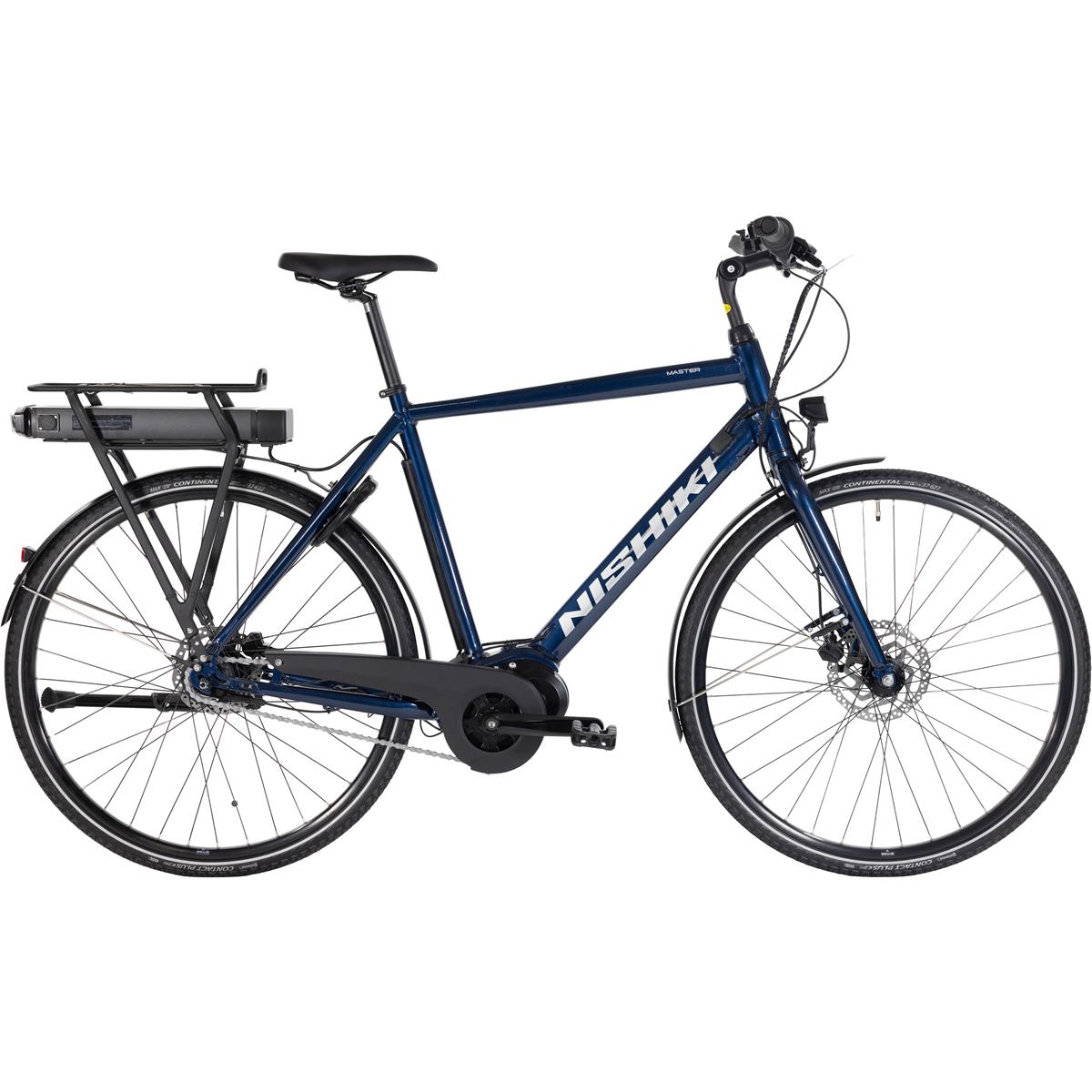 Elcykel Nishiki Herr Master 10ah Blå