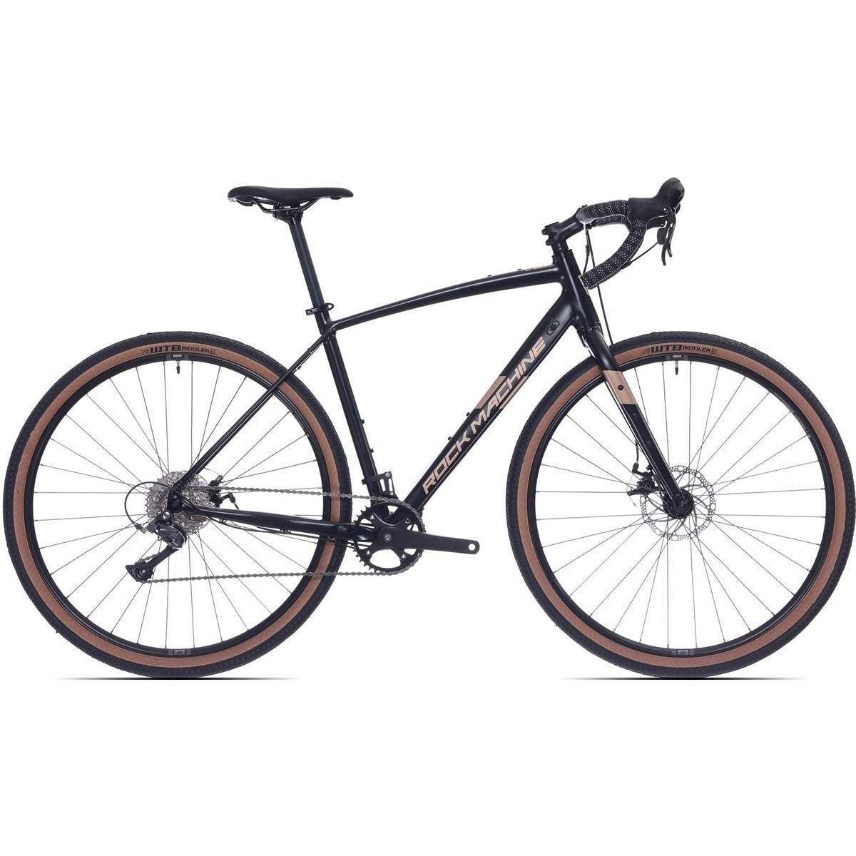 Gravel bike Rock Machine Gravelride 200 Matte Black/Sand