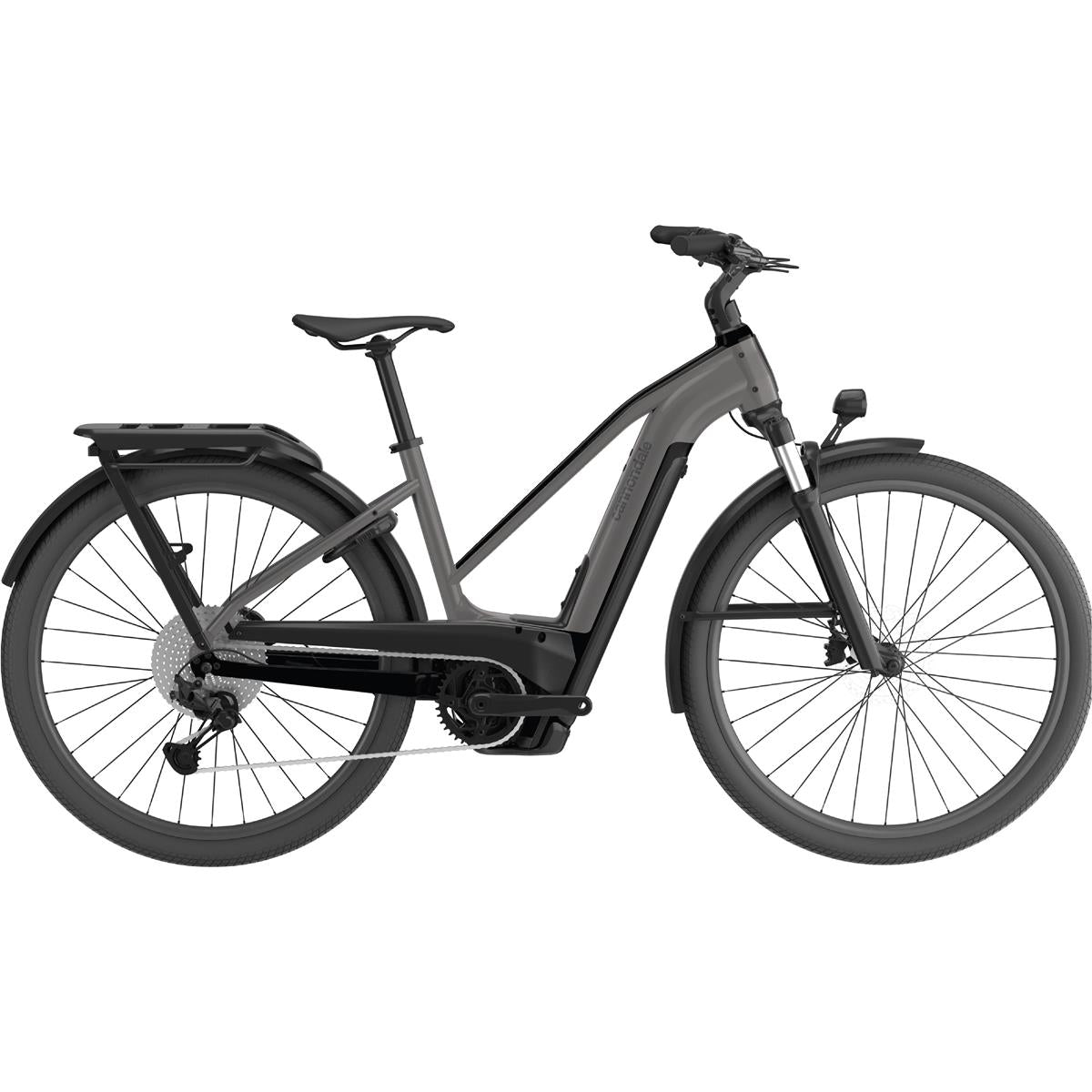 El-Hybrid Cannondale Tesoro Neo X 1 STH Grå