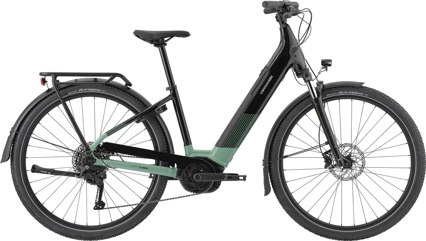 El-Hybrid Cannondale Tesoro Neo X 3 LSTH Svart/Grön