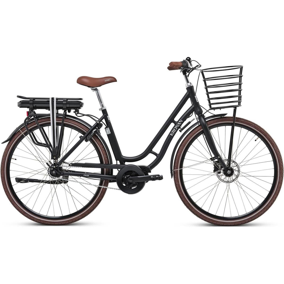 Elcykel Kronan Frisk Dam Svart