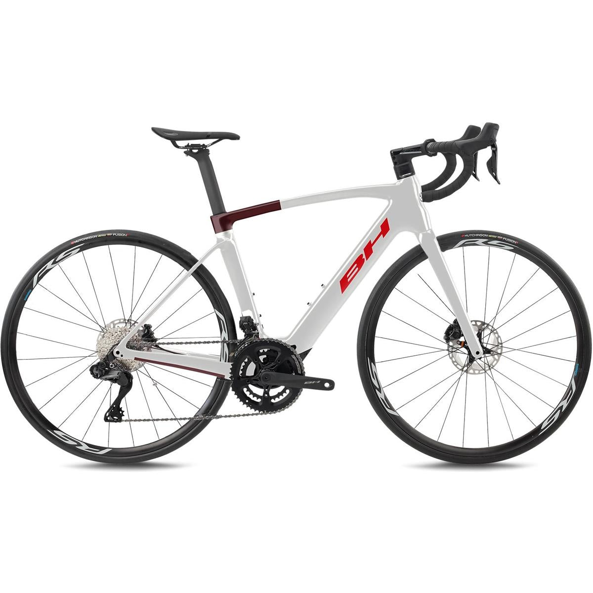 Elcykel Racercykel BH iRS1 Carbon 1.4 Vit/Röd