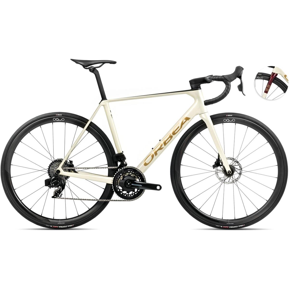 Racer Allround Orbea Orca M21eTeam PWR Ivory White/Burgundy/Vulcano
