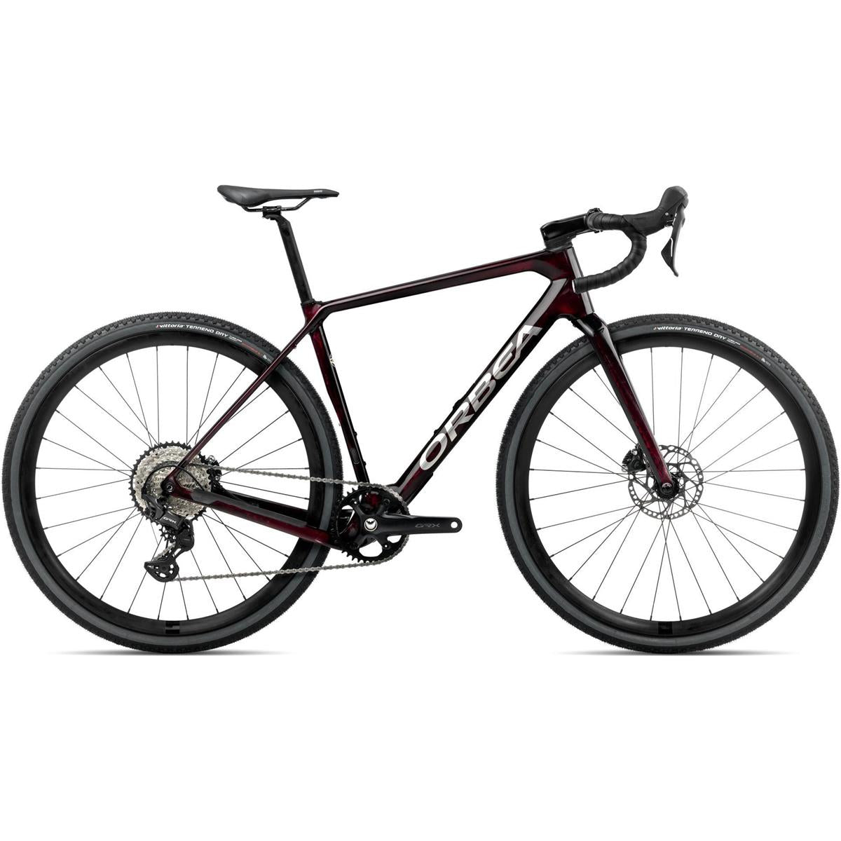 Gravel Bike Orbea Terra M30Team 1x Wine Red Carbon View