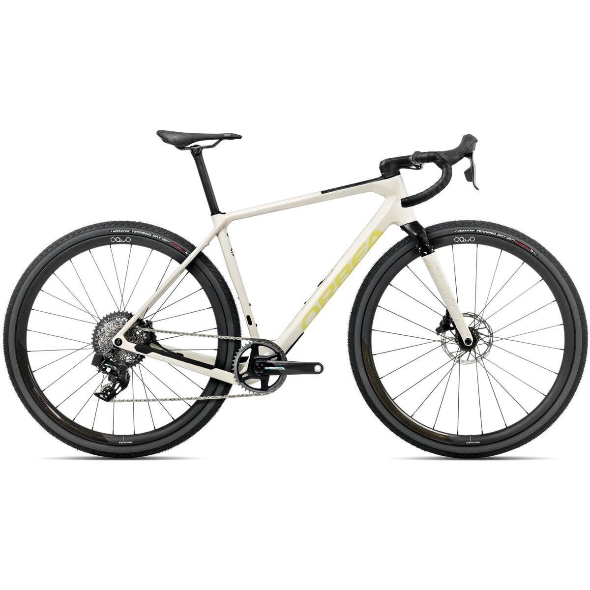 Gravel Bike Orbea Terra M21eTeam 1x Ivory White/Spicy Lime
