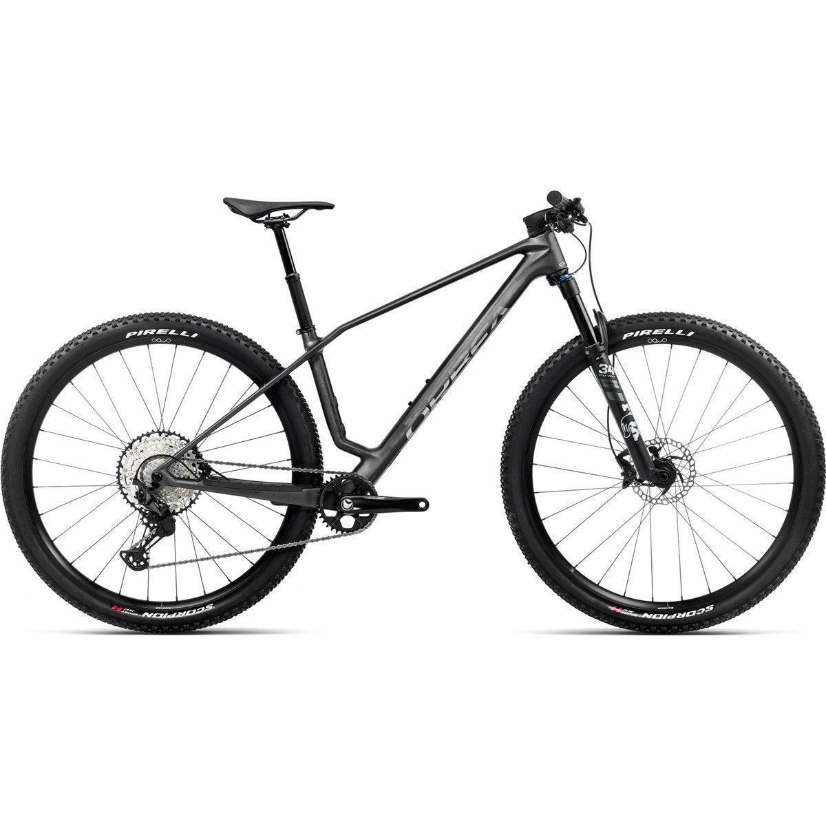 Hardtail MTB Orbea Alma M20 Diamond Carbon View