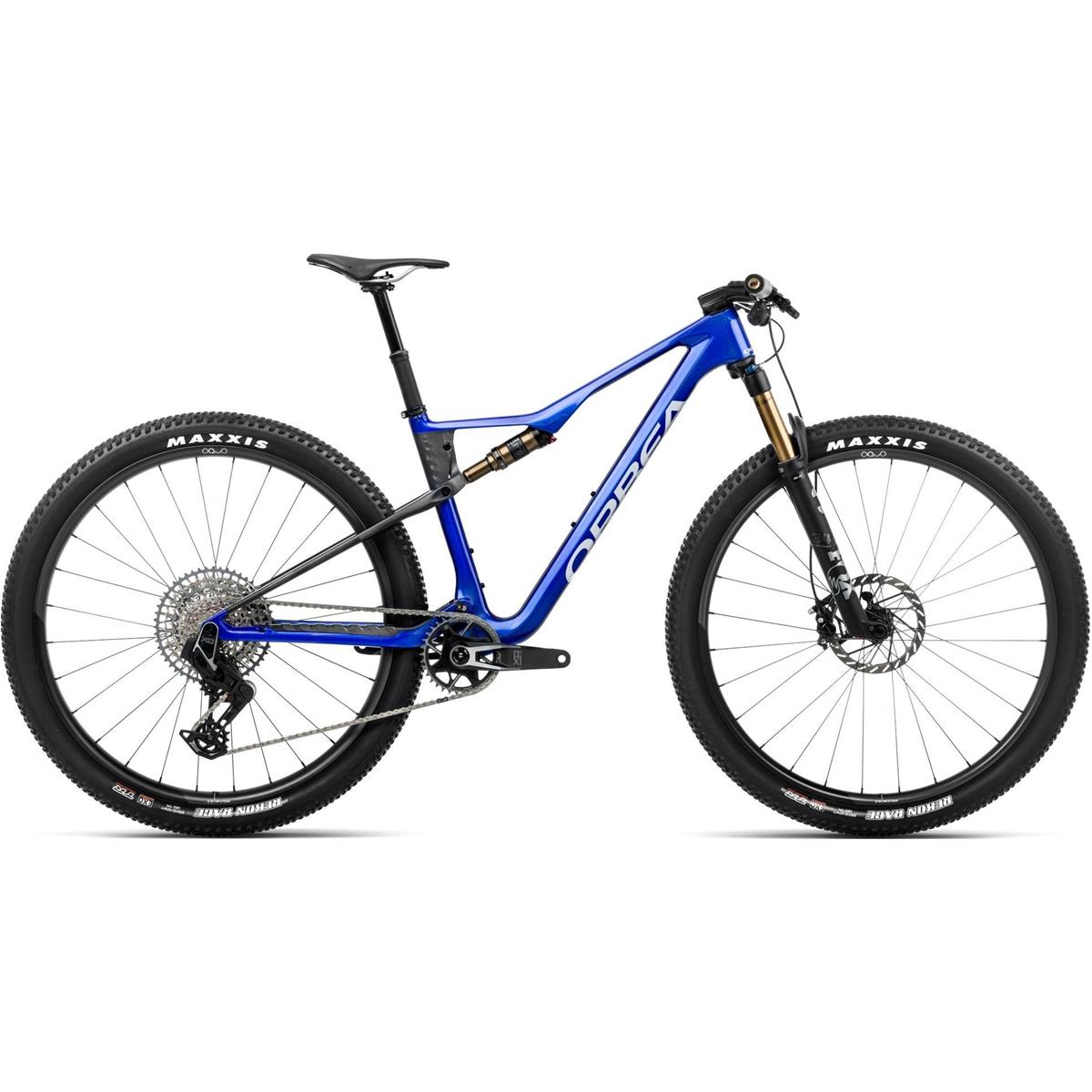 Heldämpad MTB Orbea Oiz M-Team AXS Cobalt Blue/Carbon Raw