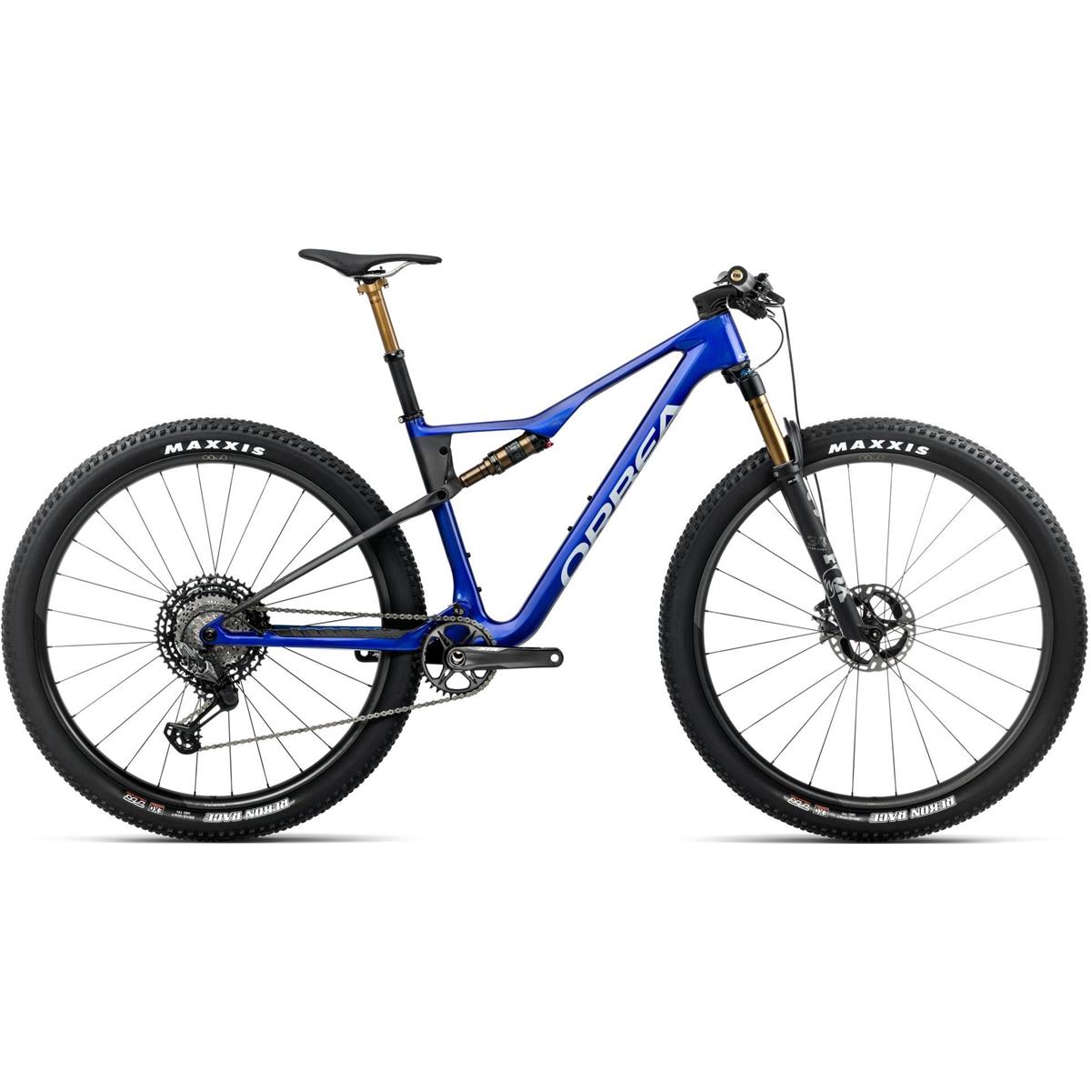 Heldämpad MTB Orbea Oiz M-Team Factory Cobalt Blue/Carbon Raw