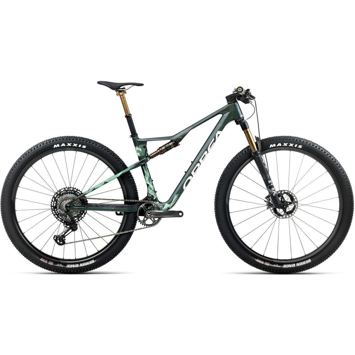 Heldämpad MTB Orbea Oiz M-Team Factory Oft Forest Green/Green Mint