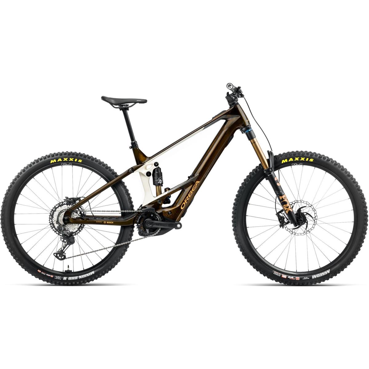 EL MTB Orbea Wild M-Team Caramel Carbon View/Cream White