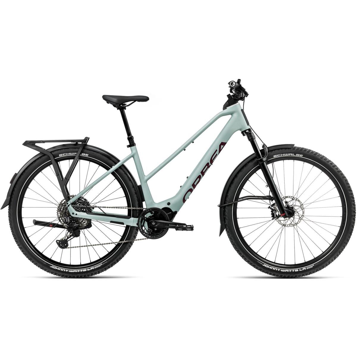 Elcykel Hybrid Orbea Kemen Adv 10 Mid Blue Stone/Brugundy