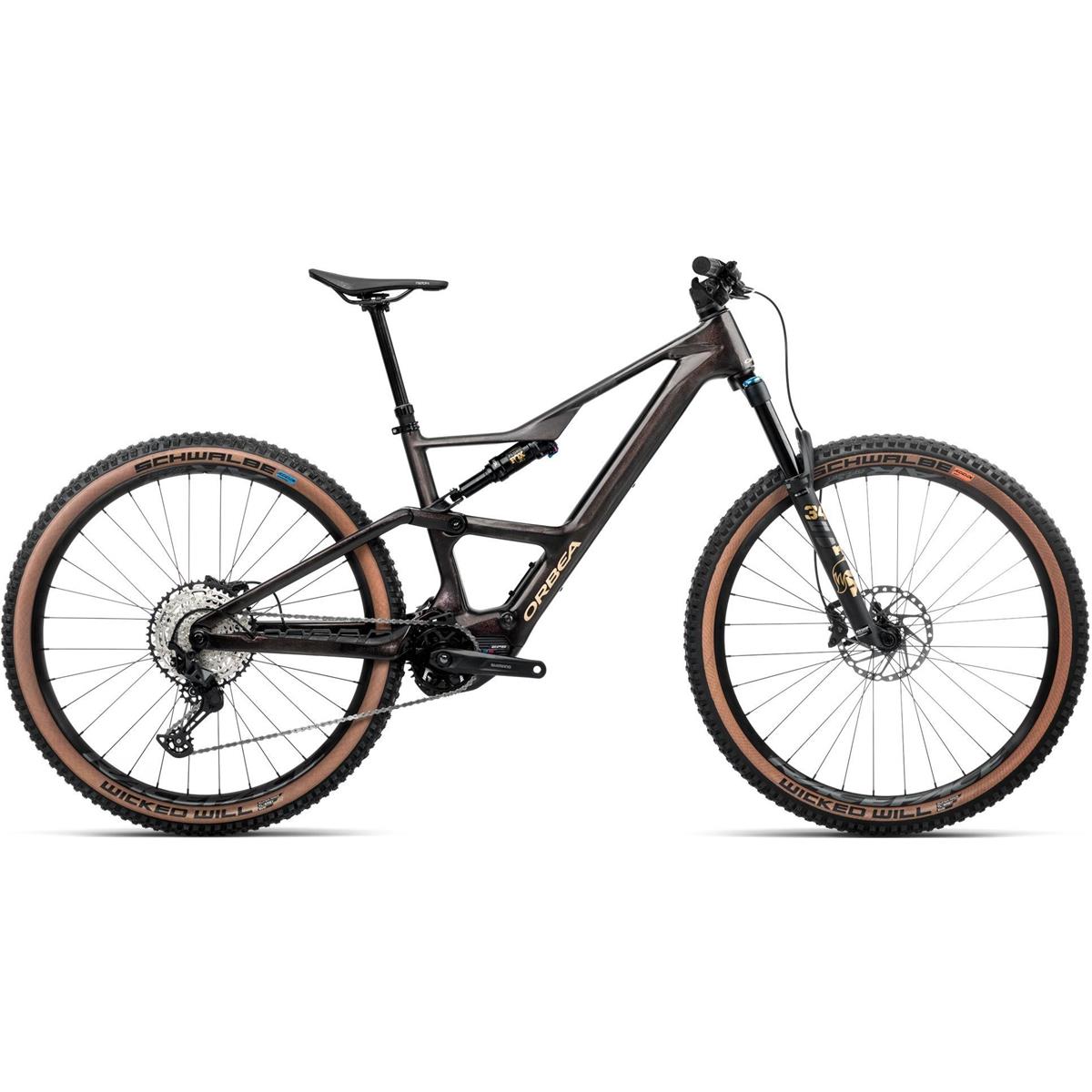 EL MTB Orbea Rise SL M20 630W Cosmic Carbon View/Golden Sand