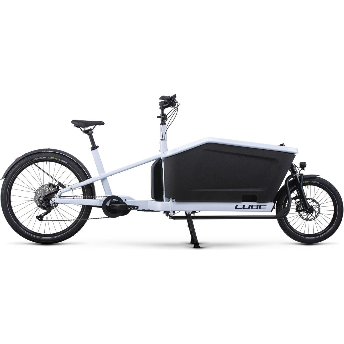 Lastcykel El Cube Cargo Sport Hybrid 500Wh Flashwhite/Black