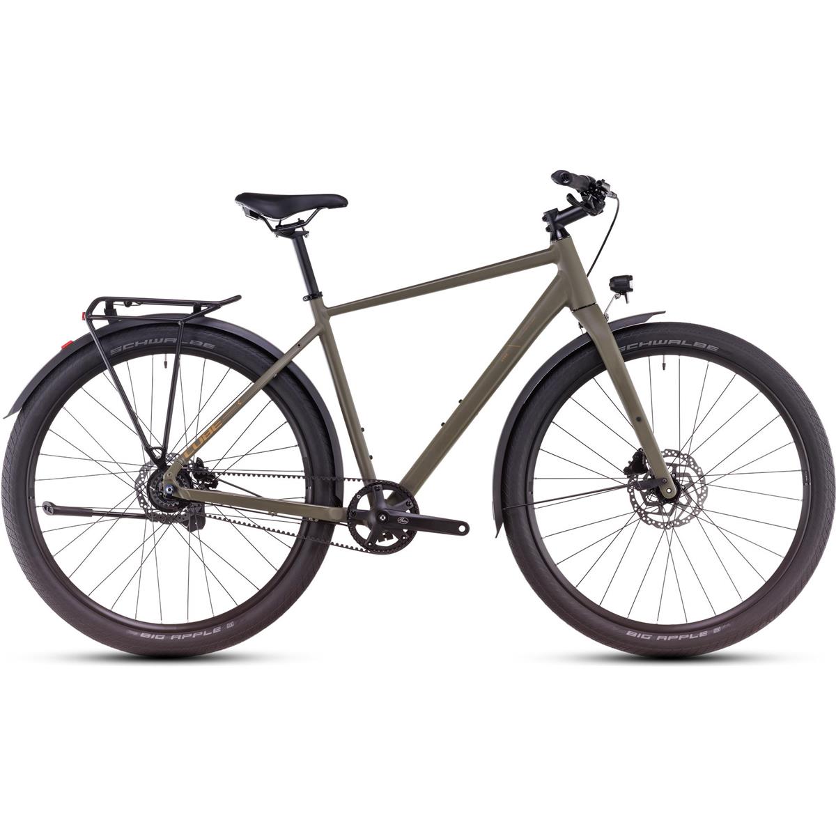 Hybridcykel Cube Hyde Pro FE High Dustyolive/Gold
