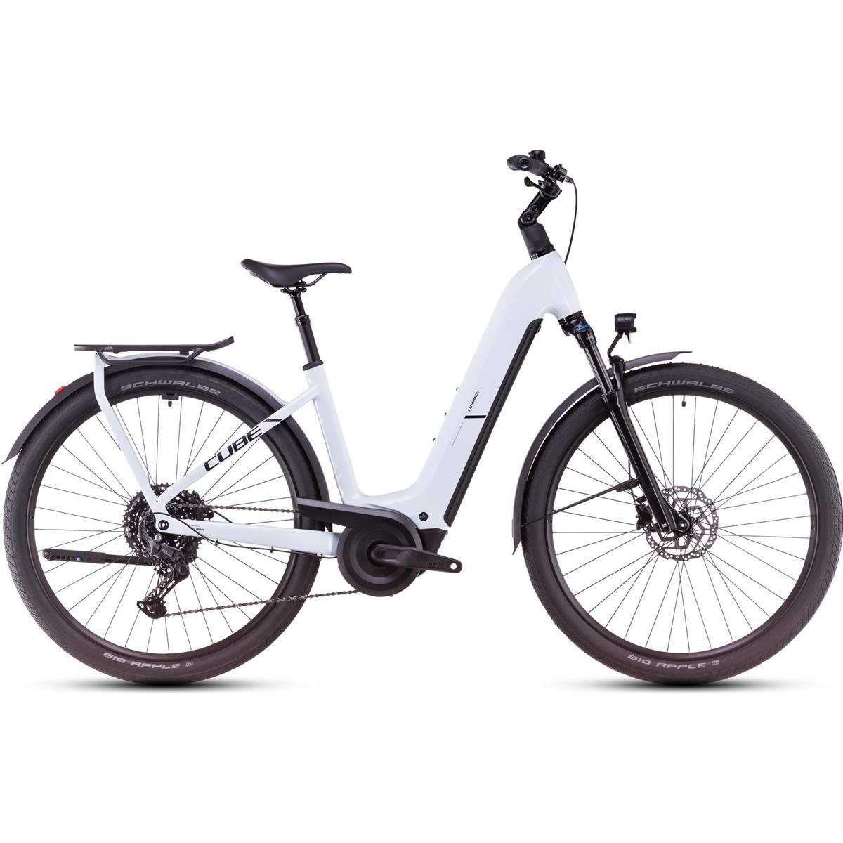 Elcykel Cube Kathmandu Hybrid One 600Wh Low Polarwhite/Black