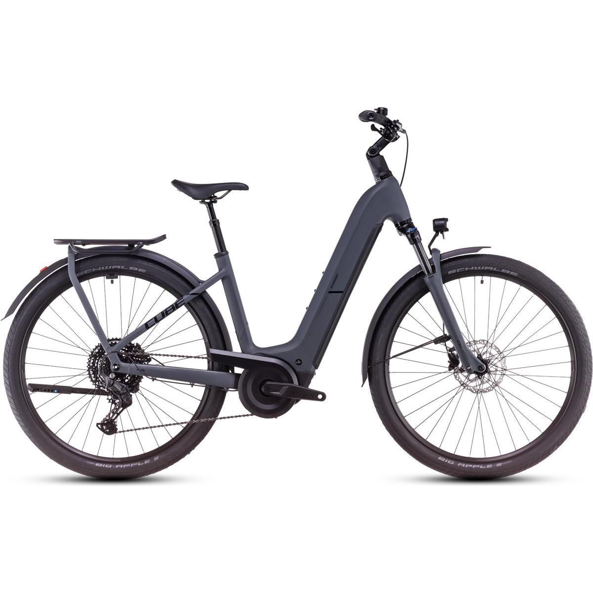 Elcykel Cube Kathmandu Hybrid One 600Wh Low Shadowgrey/Black