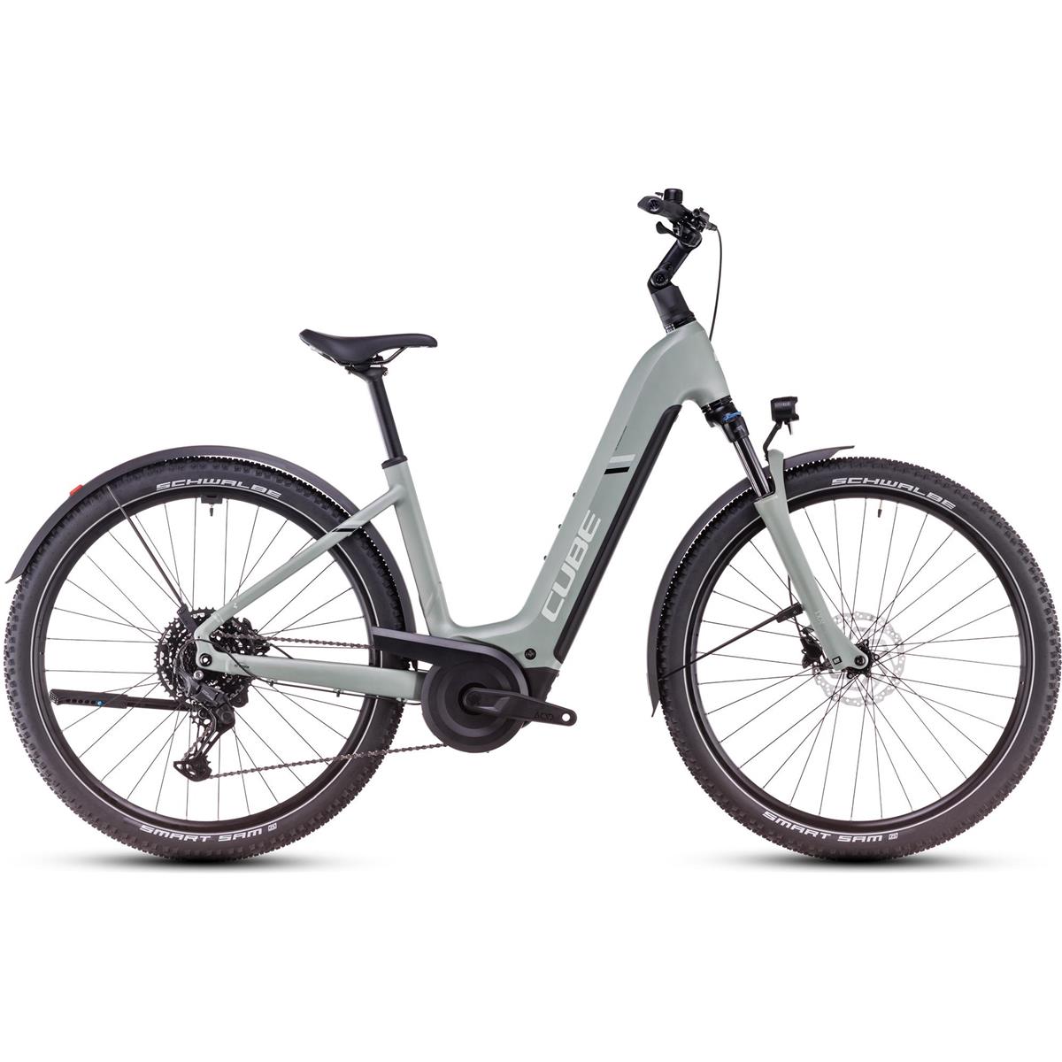 Elcykel Cube Nuride Hybrid Pro Allroad 600Wh Low Pistachio/Stonegrey